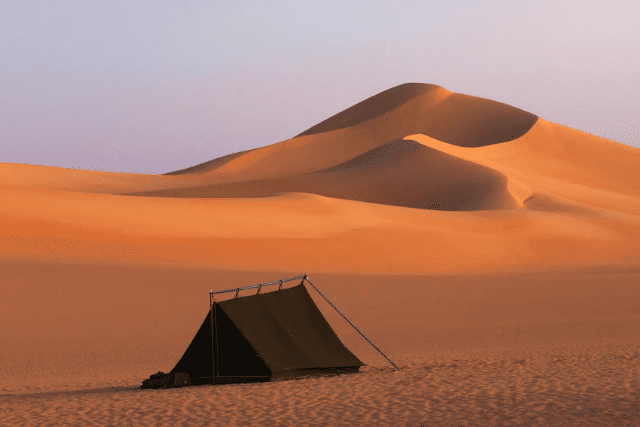 Desert camping Egypt