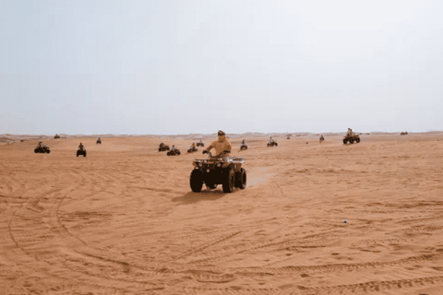 Giza ATV Quad Bike Adventure by the Giza Pyramids with Round-Trip Transfers.