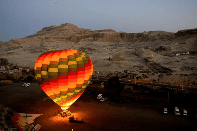 Hot Air Balloon Ride Over Luxor.
