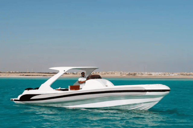 Hula Hula Island Hurghada Speedboat Trip with Beach Stop
