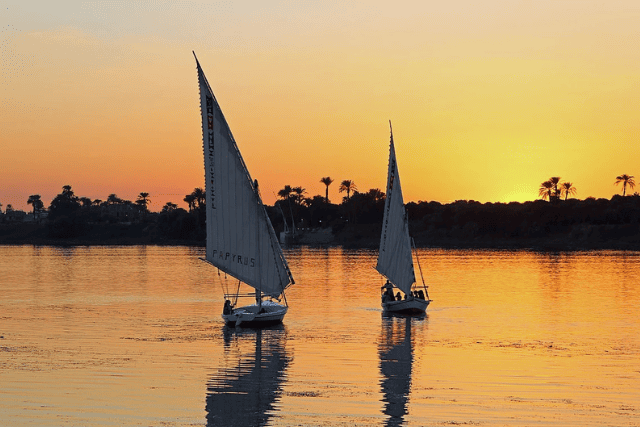 Luxor Nile River Private Half-Day Felucca Cruise.