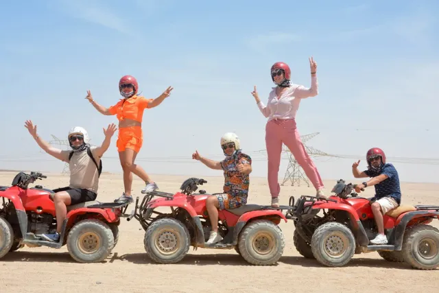 Hurghada Desert & ATV Half-Day Adventure with Bedouin Dinner