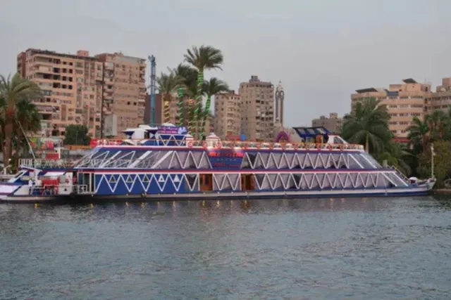 Cairo Nile night cruise + belly dance + buffet diner + hotel transfer + Pharaoh cruise